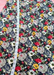 Boho Floral Mirror Work Tunic Top Dress