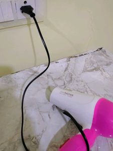 Compact Pink Travel Hair Dryer