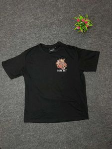 Men's Graphic Print Black T-Shirt