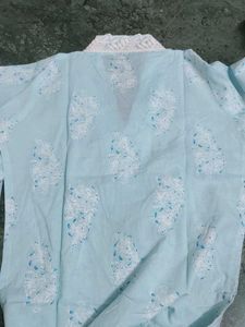 Light Blue Kurta pant Set
