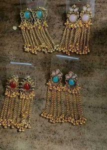 Kashmir Earrings - Set of 4