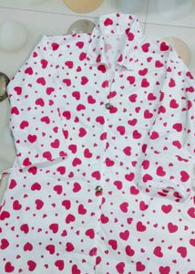 Cute Heart Print co-ord set