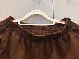 Brown Cargo Wide Leg Pants