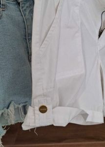 GUESS white shorts