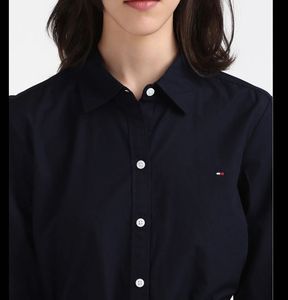 Classic Navy Button-Up Shirt