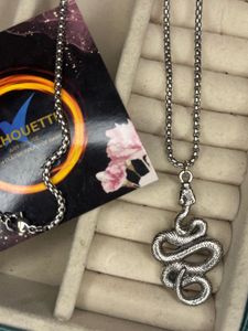 Silver Snake Chain Necklace