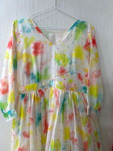 Boho Tie-Dye Maxi Dress