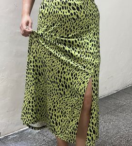 Urbanic Leopard Print Wide Leg Pants