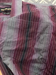 Men's Striped Short Sleeve Shirt