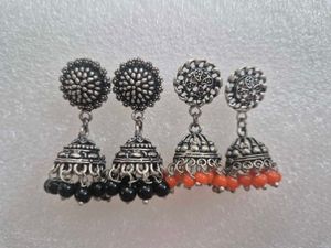 Elegant Jhumka Earrings Set-Unused