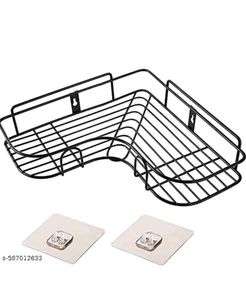 2-Tier Metal Corner Storage Rack (Pack of 2)