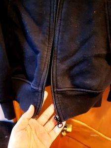 Black Zip-Up Jacket with '13'