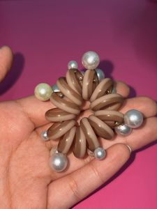 Boho Seashell &amp; Silver Bead Bracelet