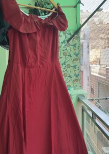 Off-Shoulder Gown Dress