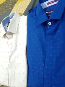 Men's Cream Polka Dot Button-Down Shirt