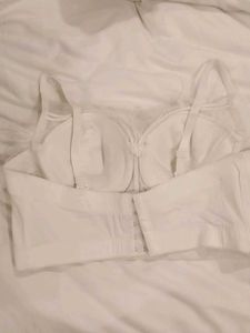 Feather &amp; Rhinestone Embellished Bra
