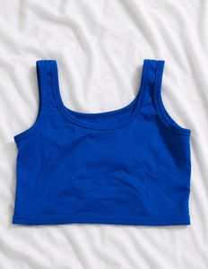 navy blue hot crop top