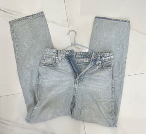 Light Wash Wide Leg Jeans