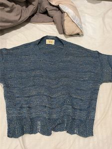 Blue Knit Sweater
