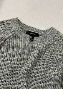 Forever 21 Gray Knit Sweater Dress