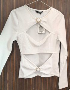 y2k white top