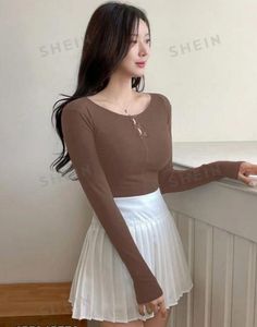 Brown Bow Top