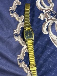 Luxury  NEWTIME Gold Plated Unisex Watch