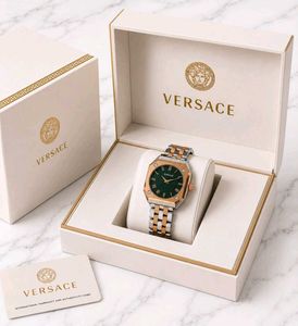 Versace women’s  Luxury Analog Watch – Green Sunra