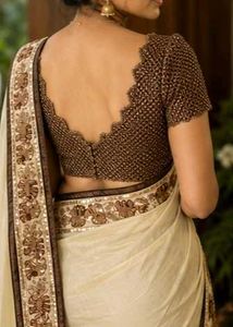 Elegant Cream Saree with Embroidered Border