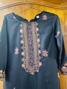 Black Kurta and pant