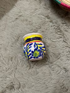 Hand Painted Decorative Pot