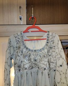 Pakistani style Long kurti sharara
