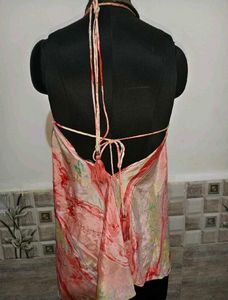 Boho Halter Neck Tie-Up Top Size S-M-L