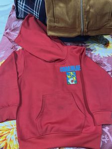 Boy's Graphic Print Hoodie