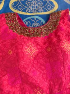 Beautiful Pink Ethnic Gown