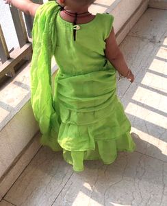 Kids lehenga Saree - 9-18mo