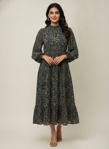 Beautiful Printed Ethnic long midi