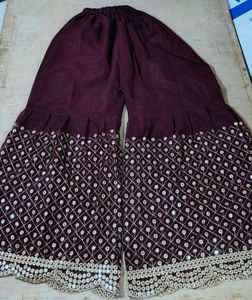 Designer Embroidered Garara kurta with dupatta Set