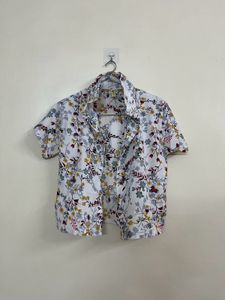 Floral Print Short Sleeve Shirt
