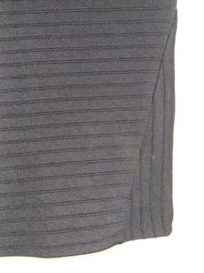Black Party Short Skirt With Self Strips