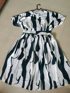 OSLE XL Abstract Print Dress