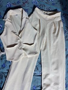 Chic Cream Sleeveless Jumpsuit