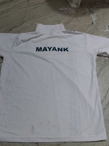 Men's White Polo T-Shirt