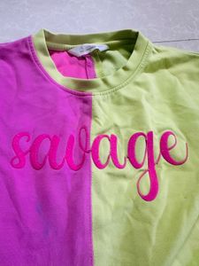 Cute Two-Piece Savage Set