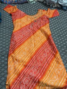 Vibrant Bandhani Print Kurta
