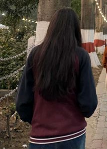 Burgundy Varsity Jacket