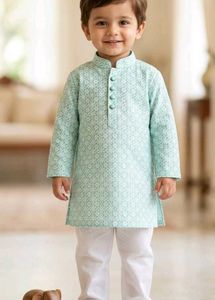 Stylish Mint Green Kurta Set