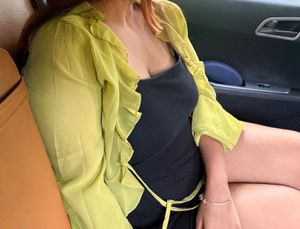 new Savana green tie up top