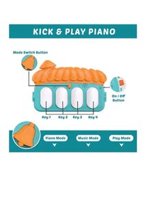 2 in 1 Baby Play Gym Mat