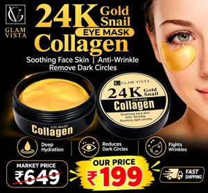 Glam Vista 24K Gold Snail Eye patches
